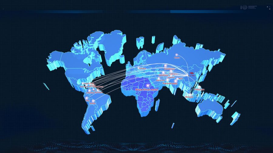 Map showing LIVI poultry equipment experience in global markets
